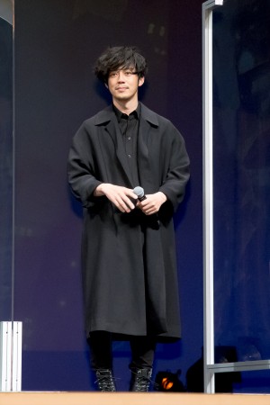 『映画 えんとつ町のプペル』完成披露試写会に登場した西野亮廣