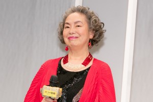 映画『大コメ騒動』東京プレミア試写会に登場した左時枝