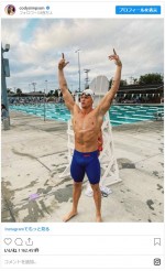 コーディ・シンプソンが水泳のオリンピック代表候補入り！　※「コーディ・シンプソン」インスタグラム