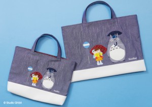 新品タグ付】familiar 木の上のトトロ デニムバッグ ☆完売品