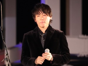 「GUNDAM FACTORY YOKOHAMA」オープニングセレモニーに登場したLUNA SEA・RYUICHI