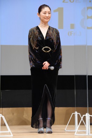 映画『おとなの事情 スマホをのぞいたら』完成披露試写会に登場した常盤貴子