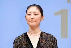 映画『おとなの事情 スマホをのぞいたら』完成披露試写会に登場した常盤貴子