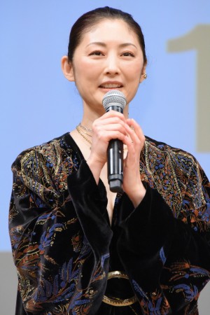 映画『おとなの事情 スマホをのぞいたら』完成披露試写会に登場した常盤貴子