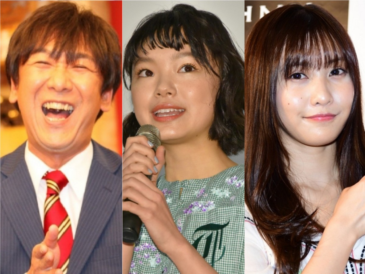 (左から)飯塚悟志(東京03)、古川琴音、佐野ひなこ