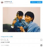 川口春奈＆大島優子の『教場』2ショット　※「大島優子」インスタグラム