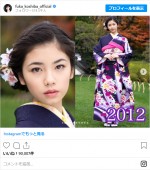 小芝風花、10年分の晴れ着姿を投稿　※「小芝風花」インスタグラム