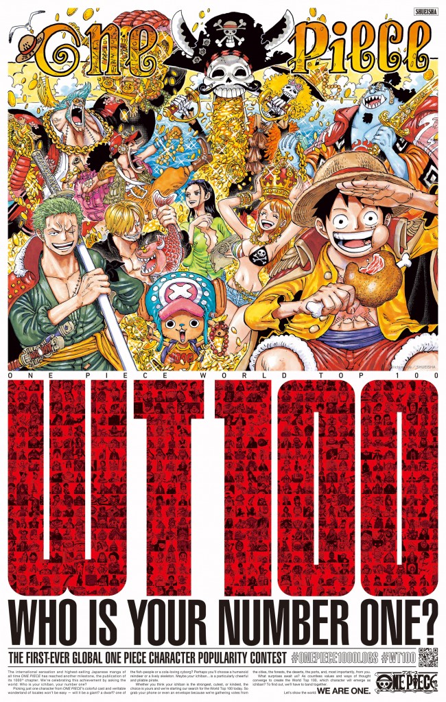 One Piece 連載1000話到達で 最終章に片足 全世界に向けキャラ人気投票も開催 21年1月4日 写真 コミック ニュース クランクイン