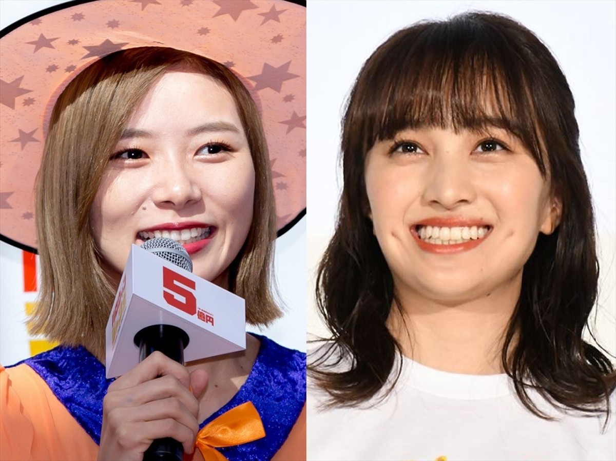 (左から)朝日奈央、百田夏菜子