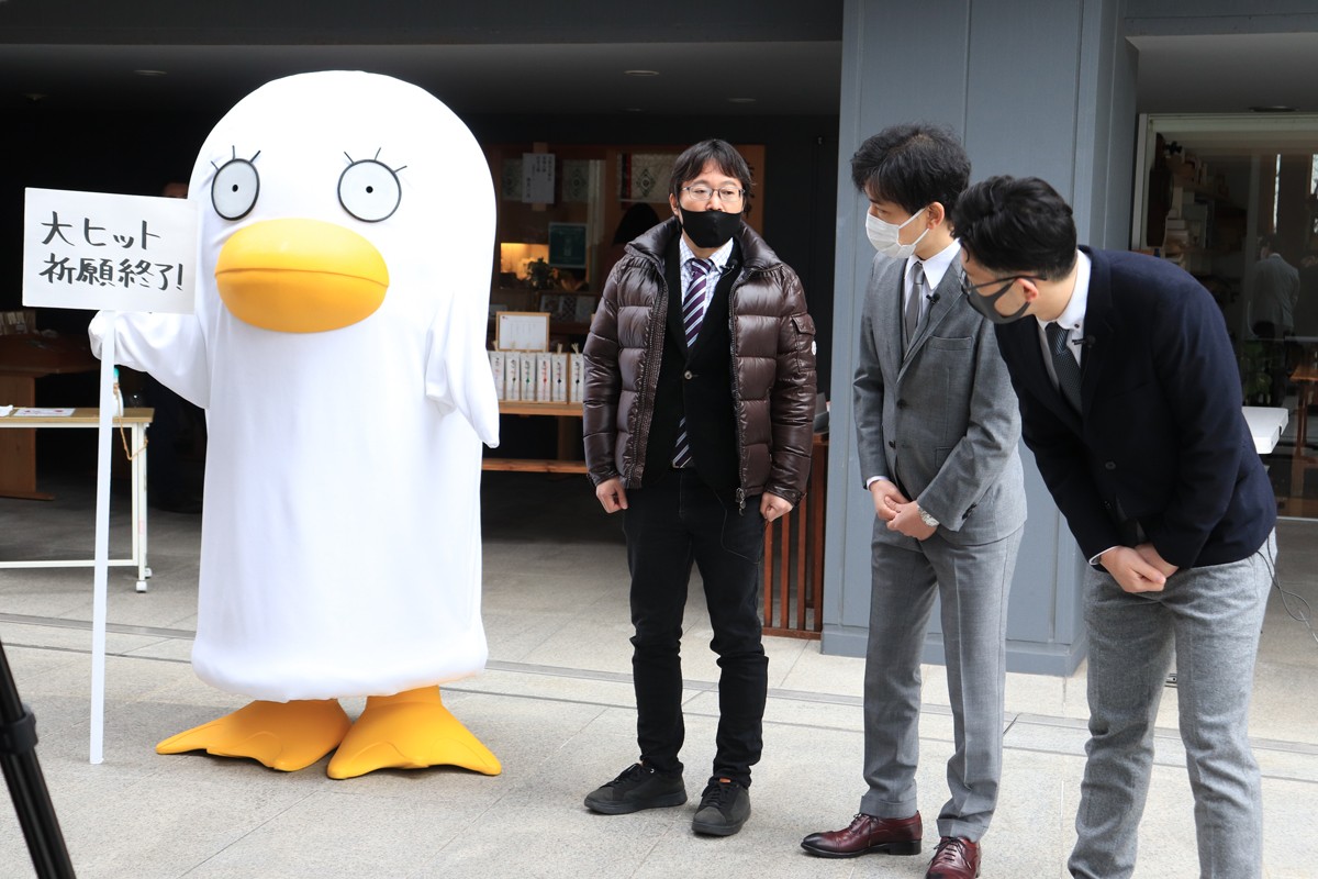 『銀魂 THE FINAL』エリザベスがヒット祈願 「大ヒット間違いなし！」と自信