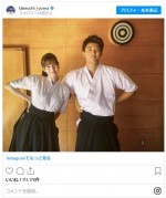 美男美女！ 中条あやみ＆竹内涼真の2ショット ※「竹内涼真」インスタグラム