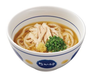 なか卯「蒸鶏と生姜の京風あんかけうどん」