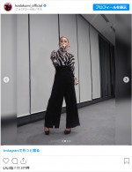 今度は鼻輪で牛のポーズをする倖田來未　※「倖田來未」インスタグラム