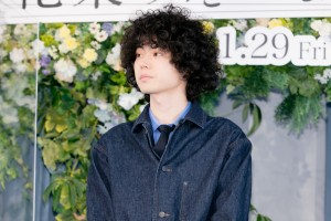 映画『花束みたいな恋をした』完成報告イベントに登場した菅田将暉