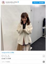 倉科カナ、久々のロングヘア姿を披露 ※「倉科カナ」インスタグラム