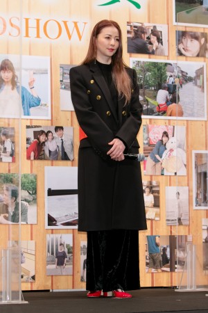 映画『おもいで写眞』完成報告会見に登場した香里奈