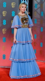 アニャ・テイラー＝ジョイ、英国アカデミー賞（BAFTA）にて（2017年）