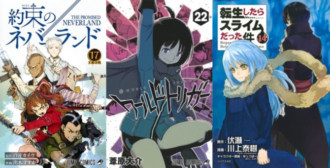 21年冬アニメ原作本ランキング発表 約束のネバーランド を抑えた1位は 21年1月16日 ブック クランクイン トレンド