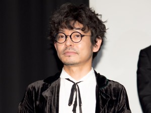 映画『あの頃。』完成報告会に登場した山中崇