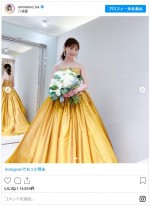 6.5kg減の体型キープ！ おのののかの美しいドレス姿　※「おのののか」インスタグラム