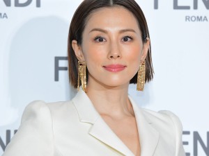 FENDI ジャパンブランドアンバサダー就任記者会見に登場した米倉涼子