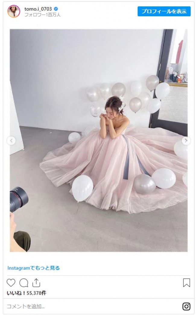 新婚の板野友美、ウエディングドレス姿に反響「旦那さん羨ましい」「世界一の花嫁」 ／2021年1月20日 写真 エンタメ ニュース