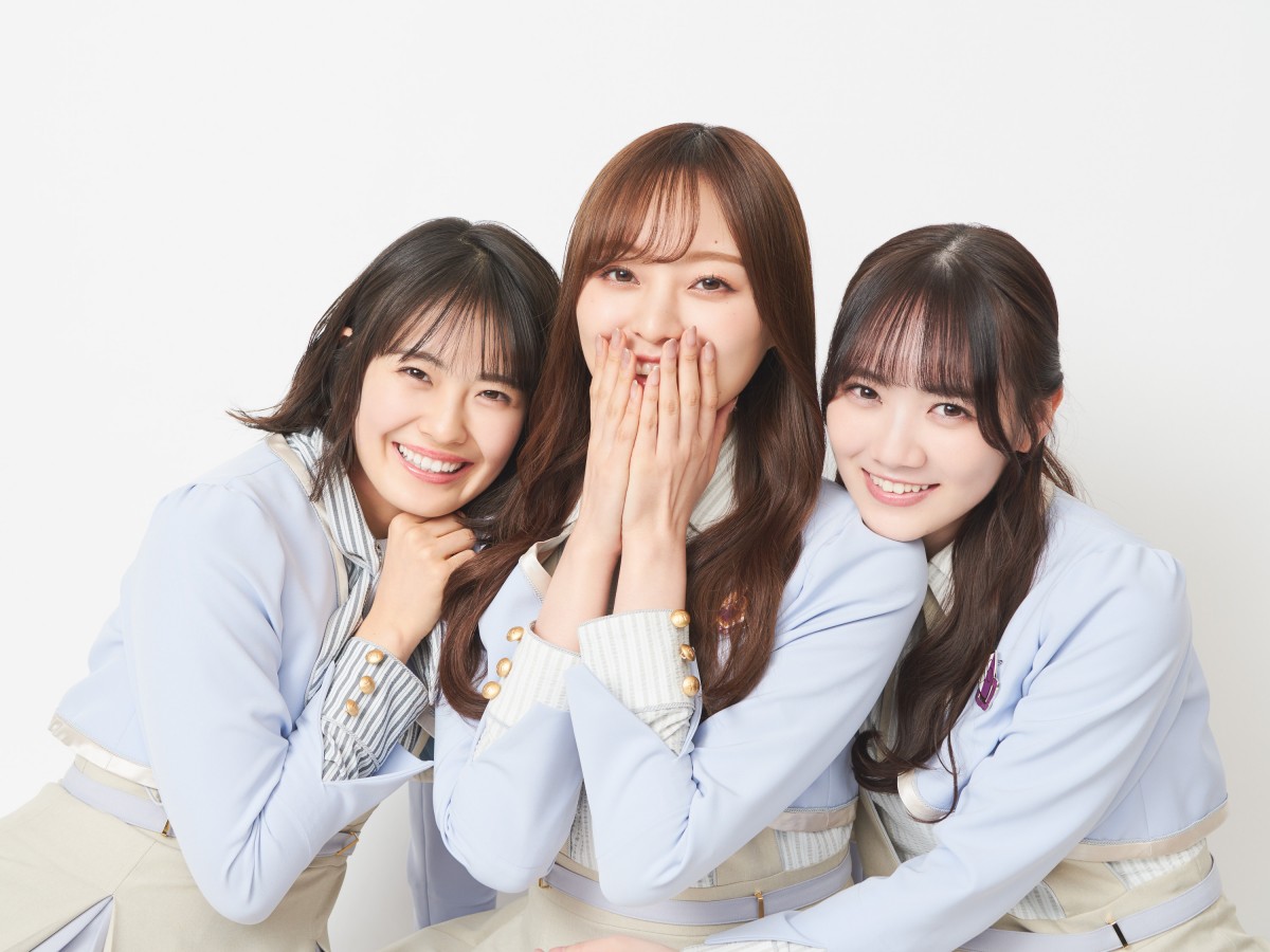 (左から)乃木坂46・清宮レイ、梅澤美波、田村真佑