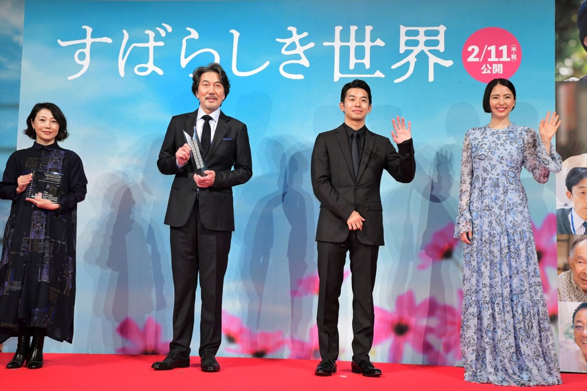 長澤まさみ、役所広司から「ものすごくきれいだった」と絶賛され笑顔
