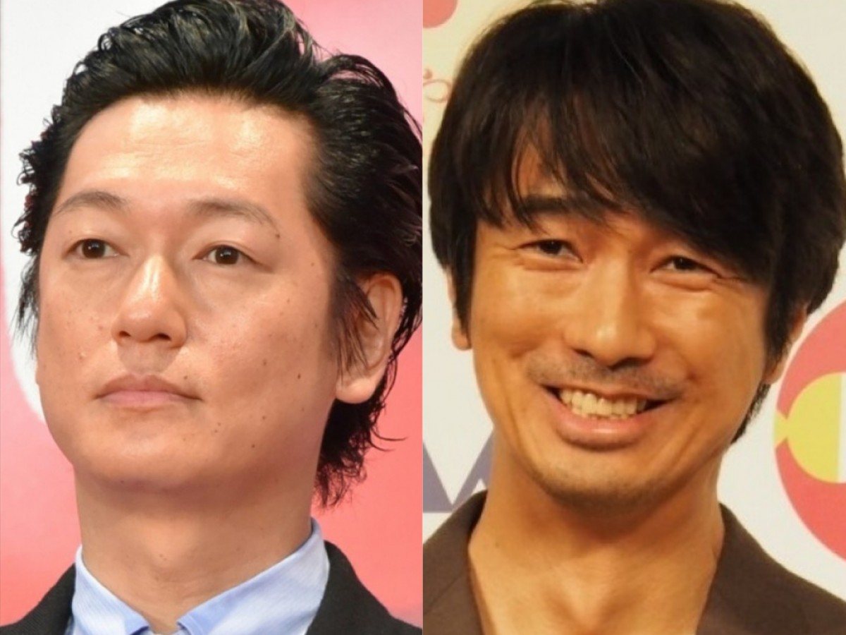 井浦新＆眞島秀和 『にじいろカルテ』“イケオジ”2ショット　「2人とも素敵」の声