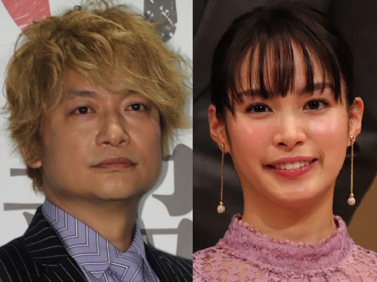 (左から)香取慎吾、関水渚