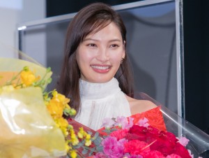 ドラマ『SPEC サーガ黎明篇「Knockin’on 冷泉’s SPEC Door」～絶対預言者 冷泉俊明が守りたかった幸福の欠片～』制作発表会見に登場した大政絢