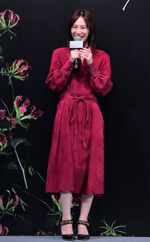 映画『ファーストラヴ』公開直前イベントに登場した北川景子