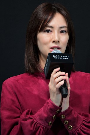 映画『ファーストラヴ』公開直前イベントに登場した北川景子