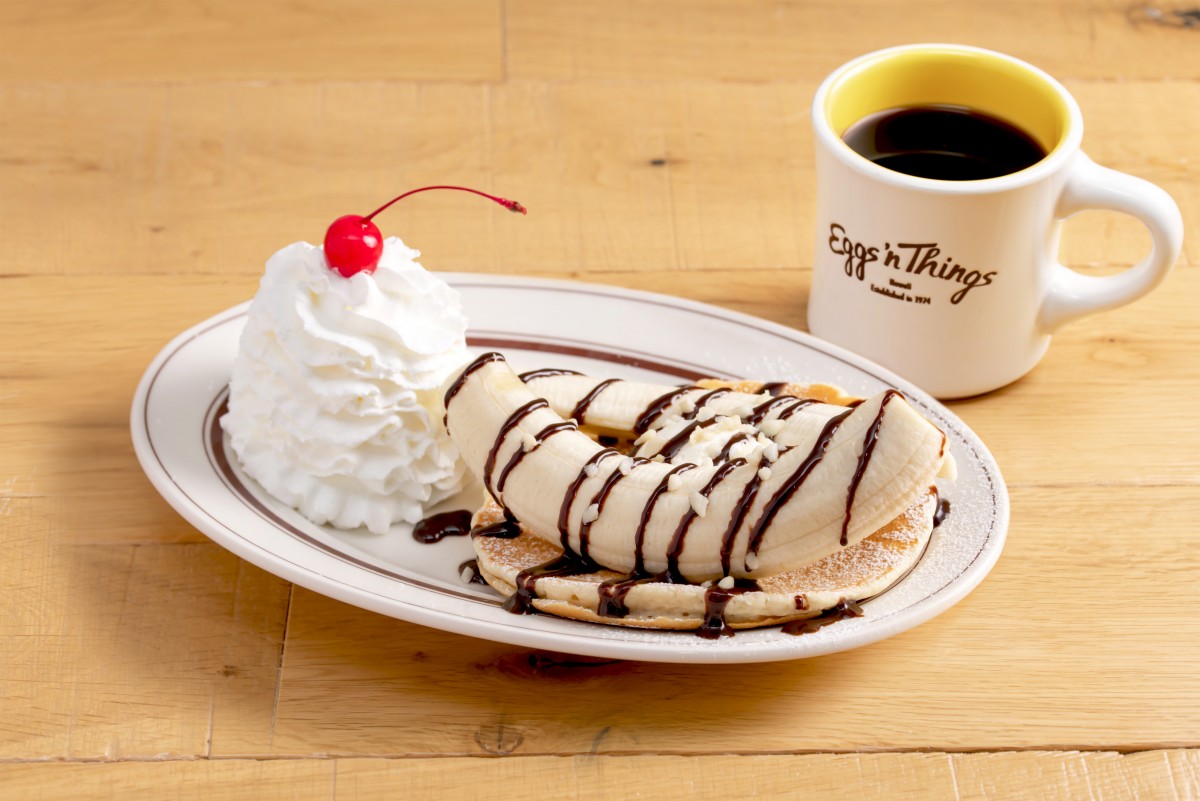 「Eggs ’n Things」1人用パンケーキ＆ドリンクセット登場