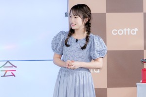 「cotta」新商品発表会に登場した川栄李奈