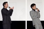 映画『あの頃。』公開直前イベントに登場した（左から）仲野太賀、松坂桃李
