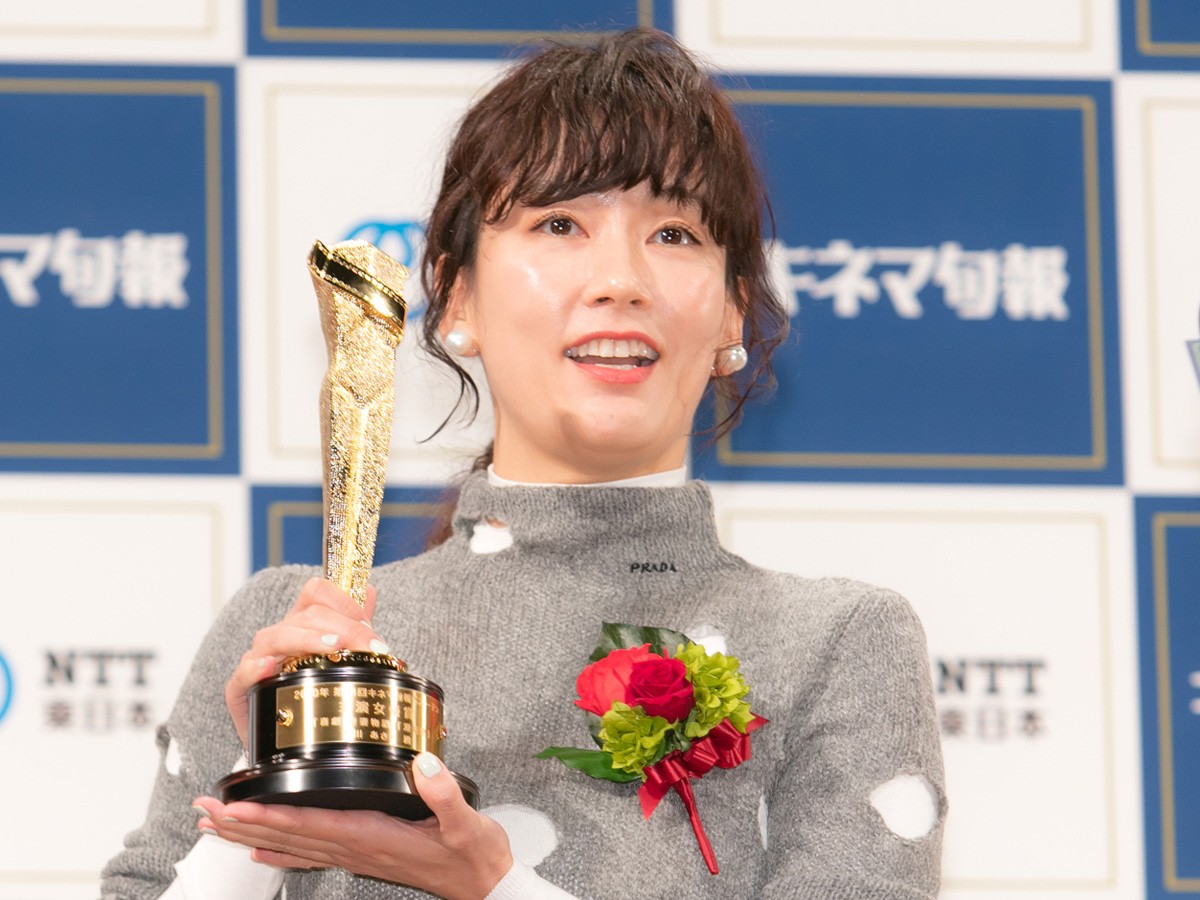 2020年 第94回キネマ旬報ベスト・テン発表&表彰式に登場した水川あさみ