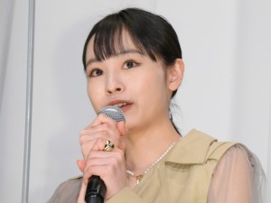 映画『樹海村』初日舞台あいさつに登場した大谷凜香