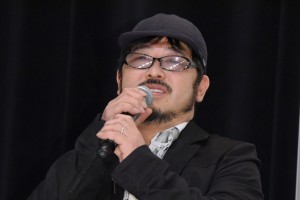 映画『樹海村』初日舞台あいさつに登場した清水崇監督