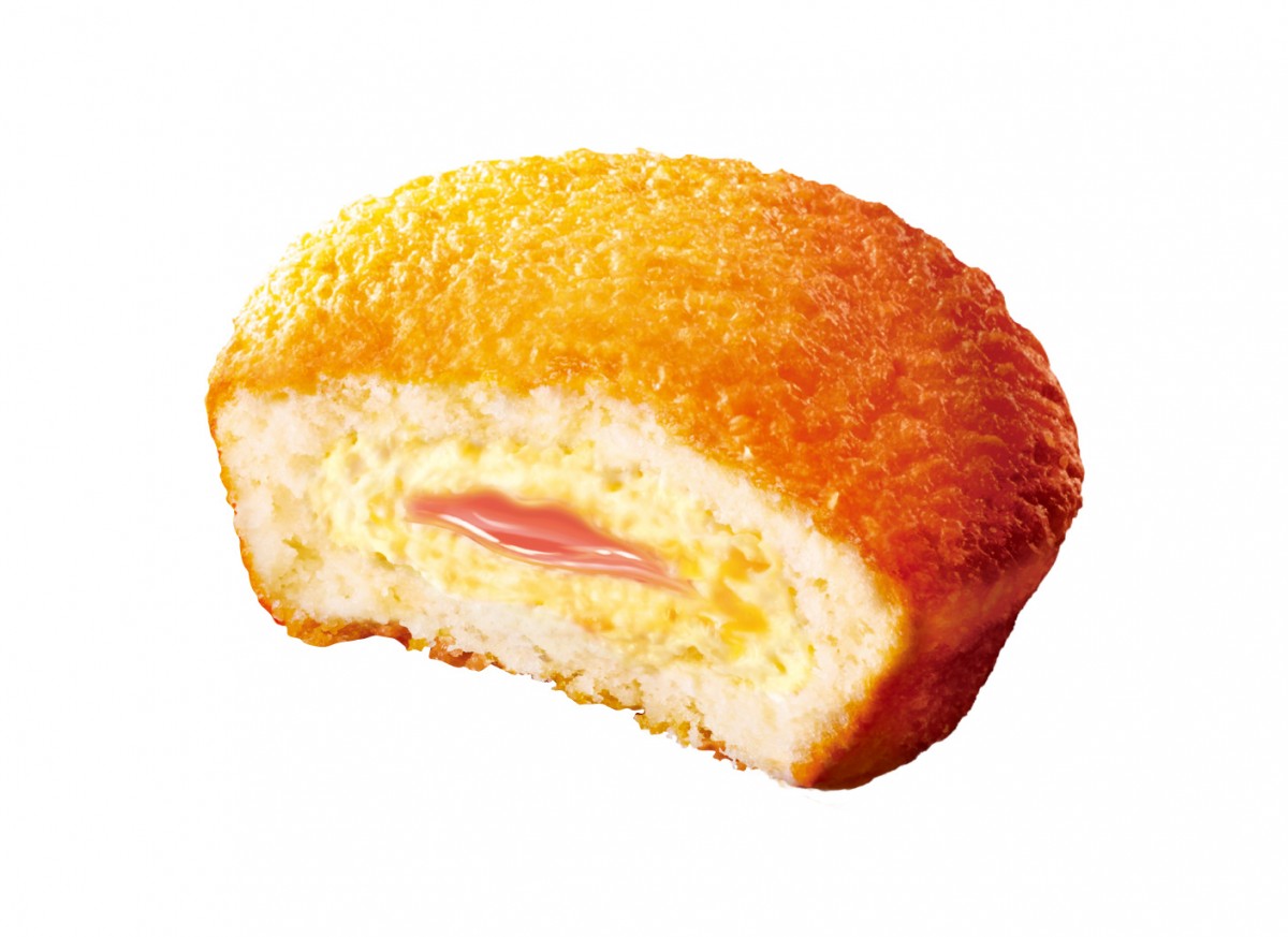 「白桃のカスタードケーキ」