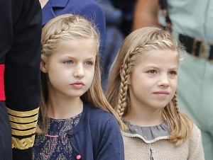 （左から）レオノール王女＆ソフィア王女