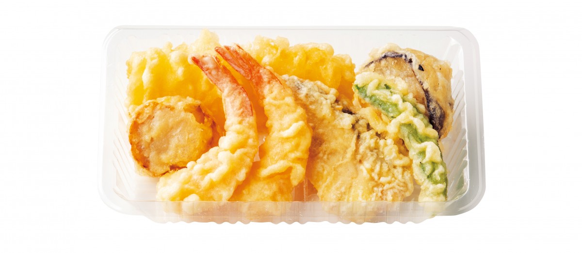 ほっともっと、2種類のたれから選べる「海鮮天丼」