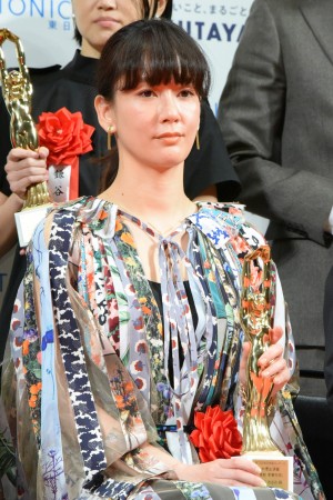 第75回毎日映画コンクール　表彰式に登場した水川あさみ