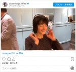 冨永愛、ソフトウルフに初挑戦　※「冨永愛」インスタグラム