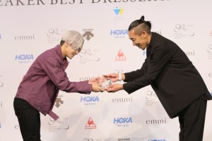 スニーカーベストドレッサー賞 2021 授賞式・記者発表会に登場した川村壱馬