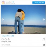 飯豊まりえ、中条あやみとのオフショット　※「飯豊まりえ」インスタグラム