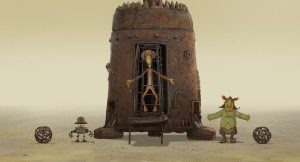 【写真】実写版にはないブリキロボットがメインキャラに　アニメ『クー！キン・ザ・ザ』場面写真