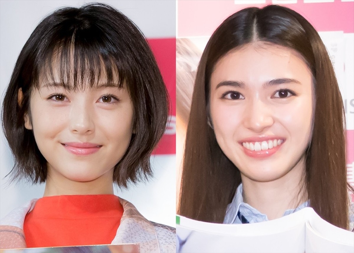 浜辺美波＆長見玲亜、キュートな“つかみ合い→仲直り”オフショットに反響