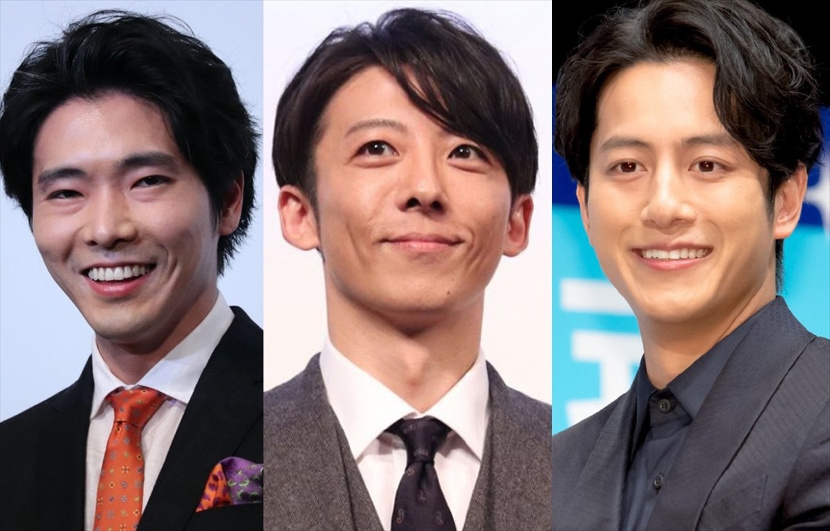 (左から)柄本佑、高橋一生、溝端淳平