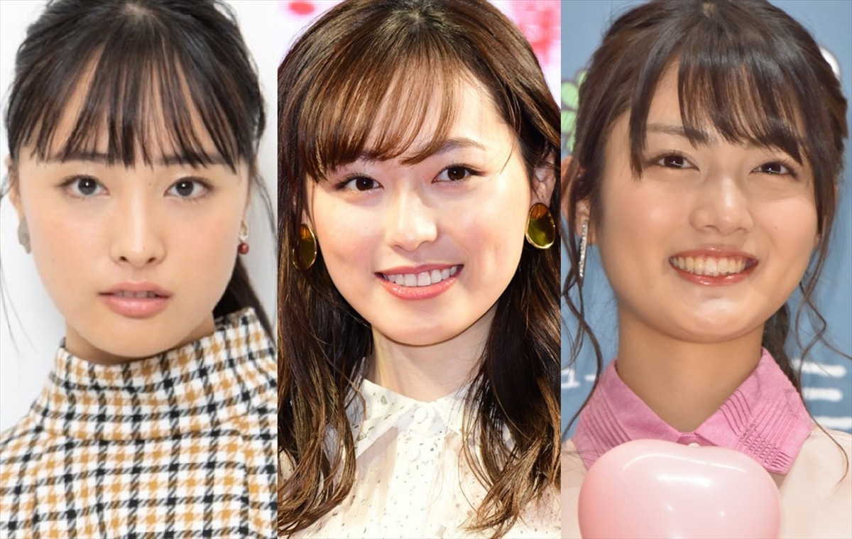 (左から)大友花恋、福原遥、水谷果穂